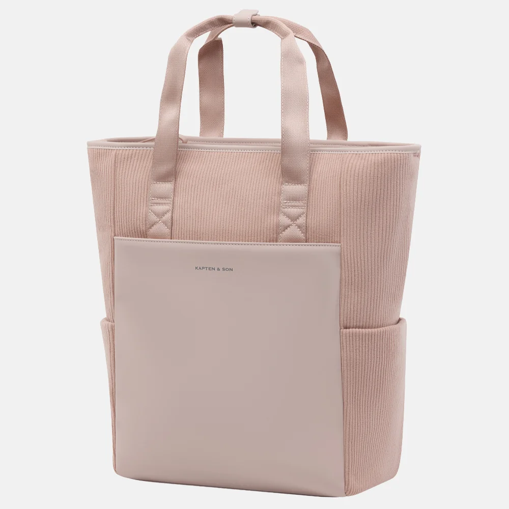 Kapten & Son Lindby Pro Cord laptoprugzak 15.6 inch rose clay